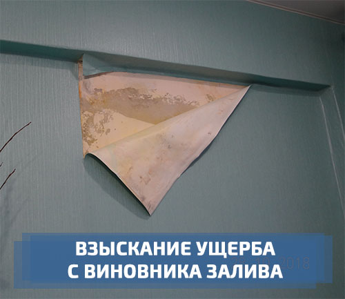 Как взыскать деньги с виновника залива квартиры в Санкт-Петербурге?